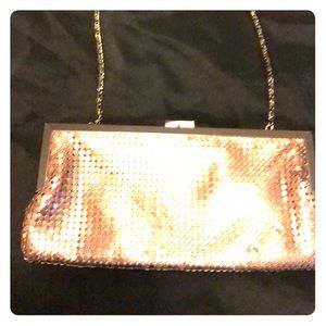 Rose Gold clutch